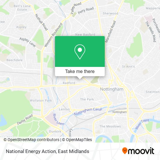 National Energy Action map