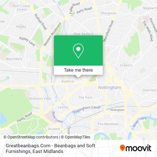 Greatbeanbags.Com - Beanbags and Soft Furnishings map