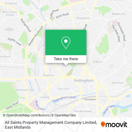 All Saints Property Management Company Limited map