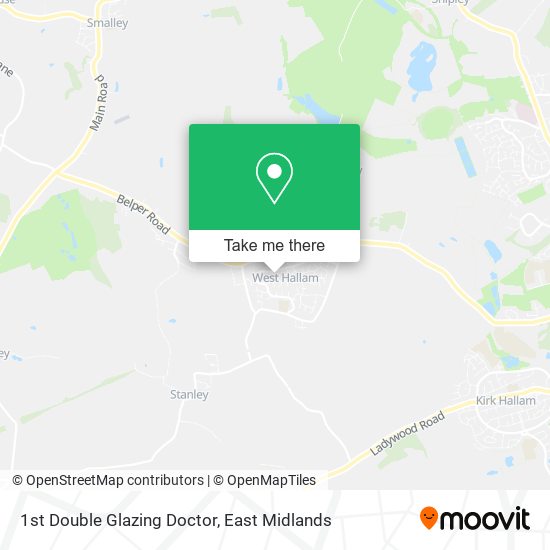 1st Double Glazing Doctor map