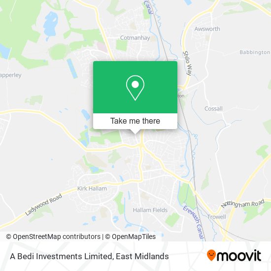 A Bedi Investments Limited map