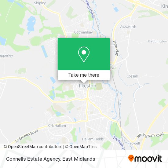 Connells Estate Agency map