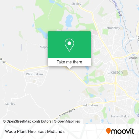 Wade Plant Hire map