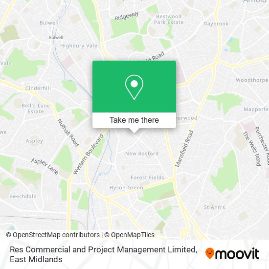 Res Commercial and Project Management Limited map