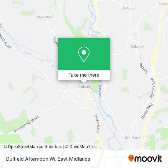 Duffield Afternoon Wi map