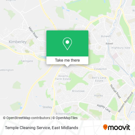 Temple Cleaning Service map