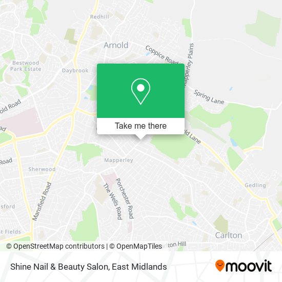 Shine Nail & Beauty Salon map