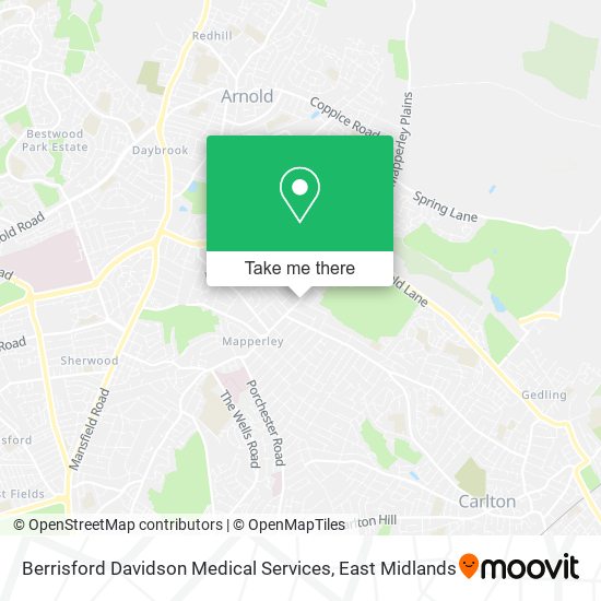 Berrisford Davidson Medical Services map