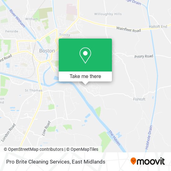 Pro Brite Cleaning Services map