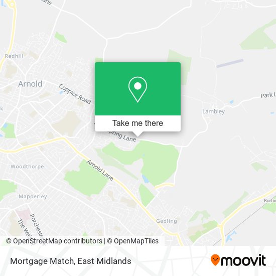 Mortgage Match map