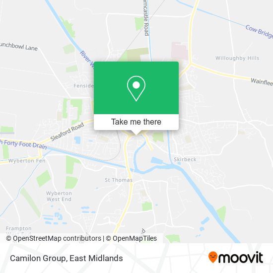 Camilon Group map