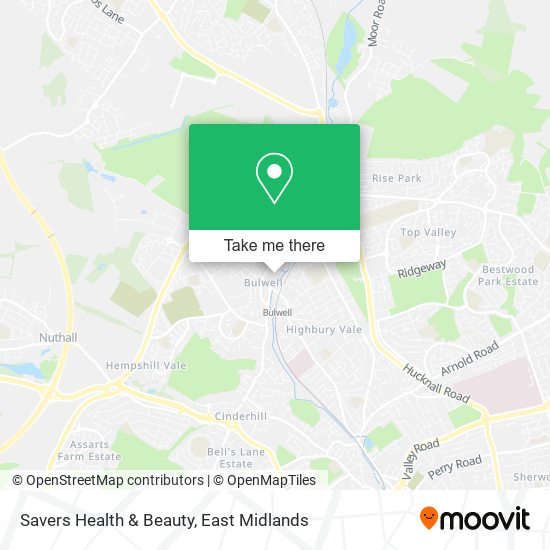 Savers Health & Beauty map