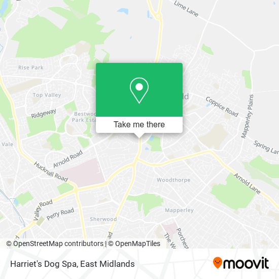 Harriet's Dog Spa map
