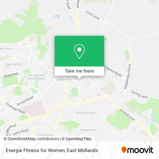 Energie Fitness for Women map