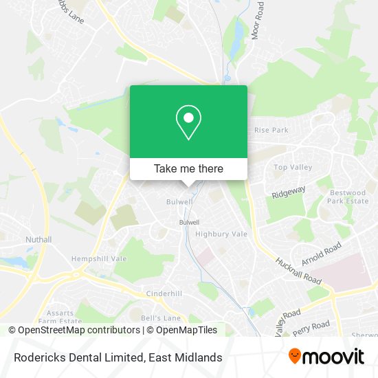 Rodericks Dental Limited map