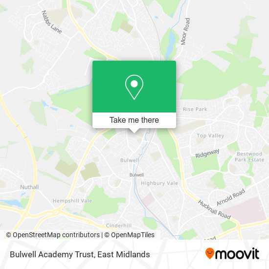 Bulwell Academy Trust map