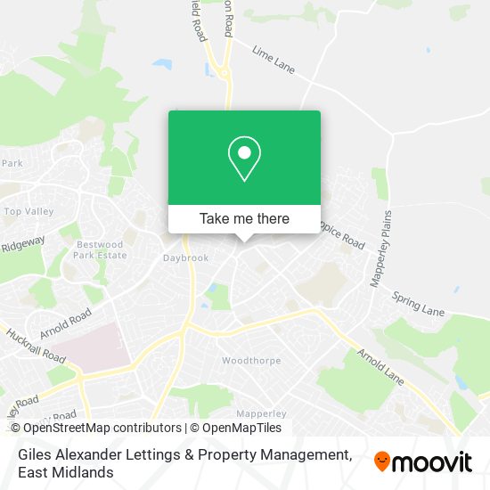 Giles Alexander Lettings & Property Management map