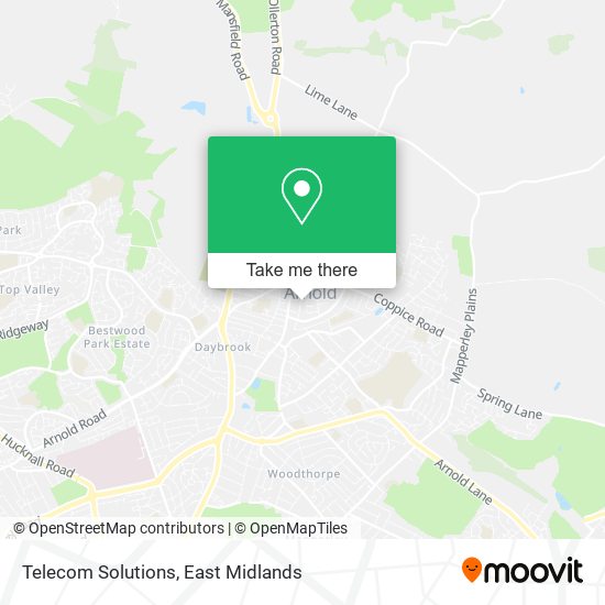 Telecom Solutions map