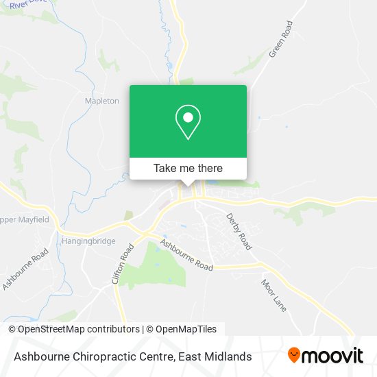 Ashbourne Chiropractic Centre map