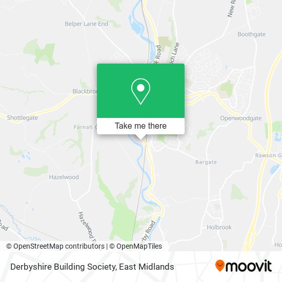 Derbyshire Building Society map