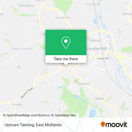 Uptown Tanning map