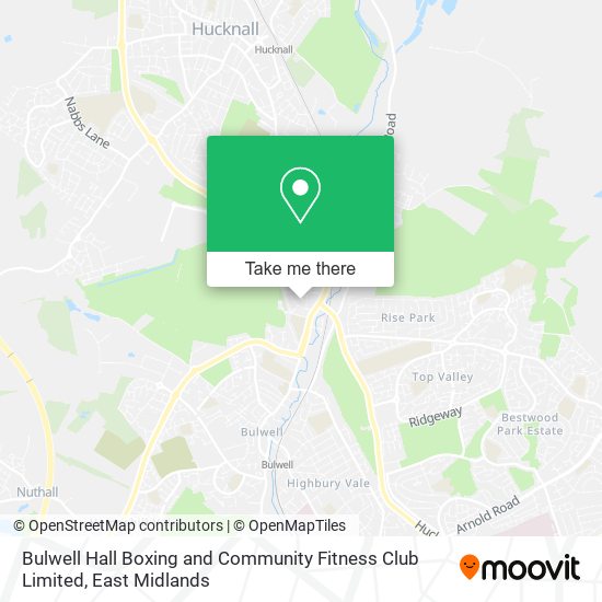 Bulwell Hall Boxing and Community Fitness Club Limited map