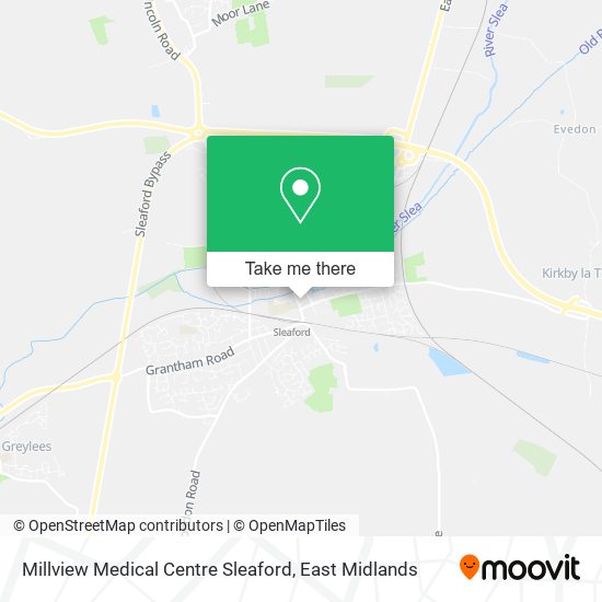 Millview Medical Centre Sleaford map