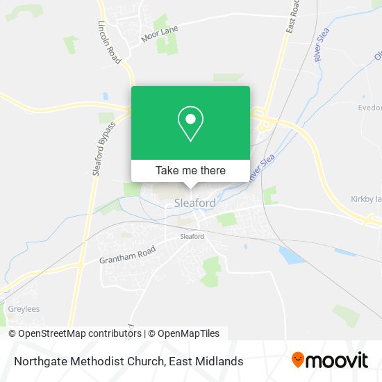 Northgate Methodist Church map