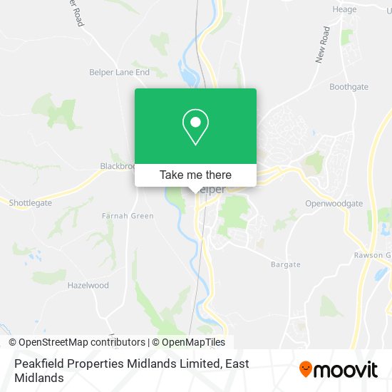 Peakfield Properties Midlands Limited map