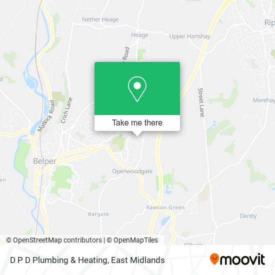 D P D Plumbing & Heating map