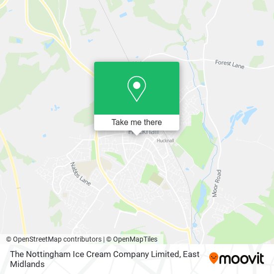 The Nottingham Ice Cream Company Limited map