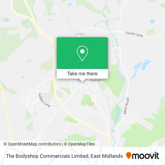 The Bodyshop Commercials Limited map