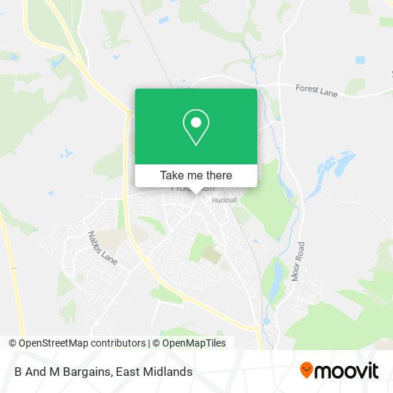 B And M Bargains map