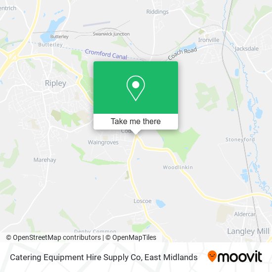 Catering Equipment Hire Supply Co map