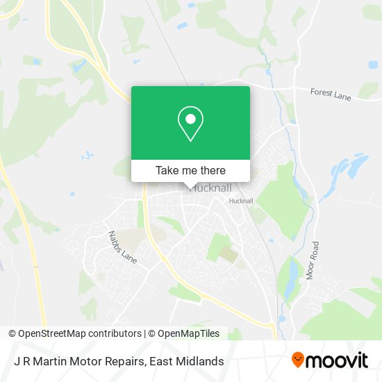 J R Martin Motor Repairs map