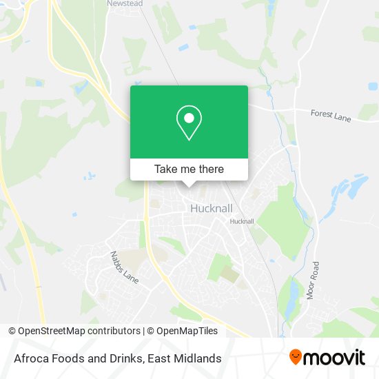 Afroca Foods and Drinks map