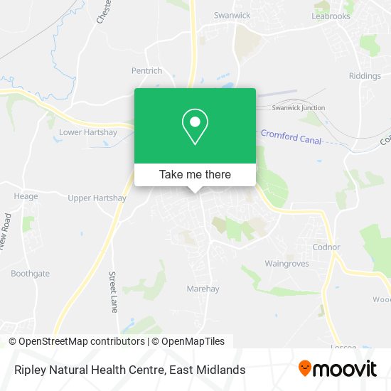 Ripley Natural Health Centre map