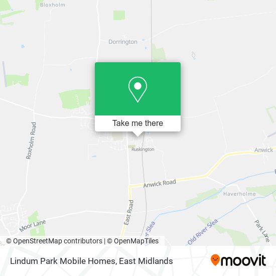 Lindum Park Mobile Homes map