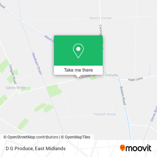 D G Produce map