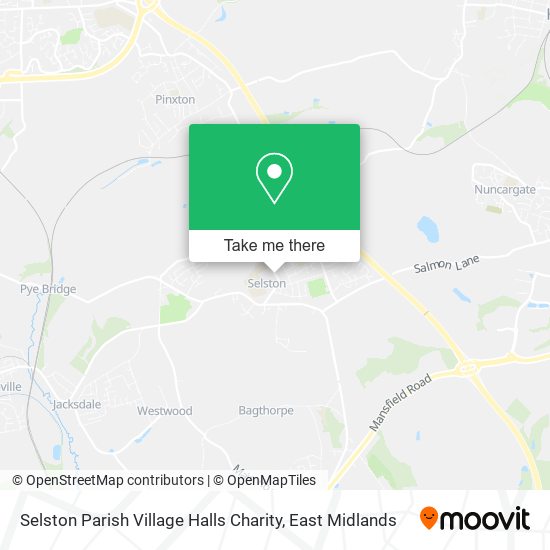 Selston Parish Village Halls Charity map
