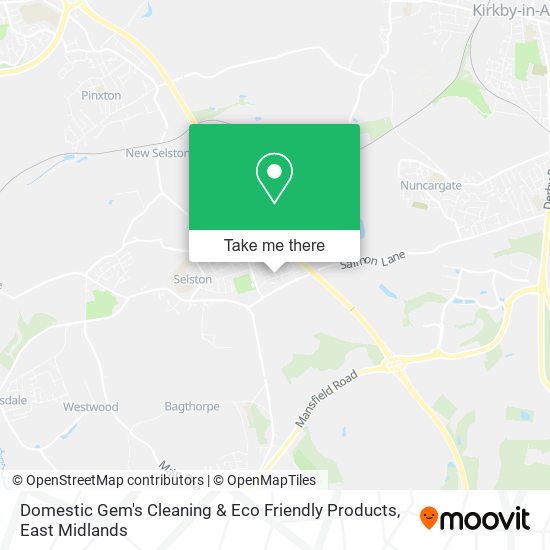 Domestic Gem's Cleaning & Eco Friendly Products map