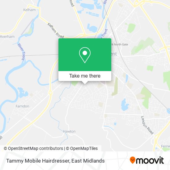 Tammy Mobile Hairdresser map