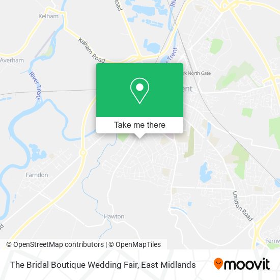 The Bridal Boutique Wedding Fair map