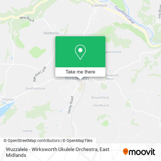 Wuzzalele - Wirksworth Ukulele Orchestra map