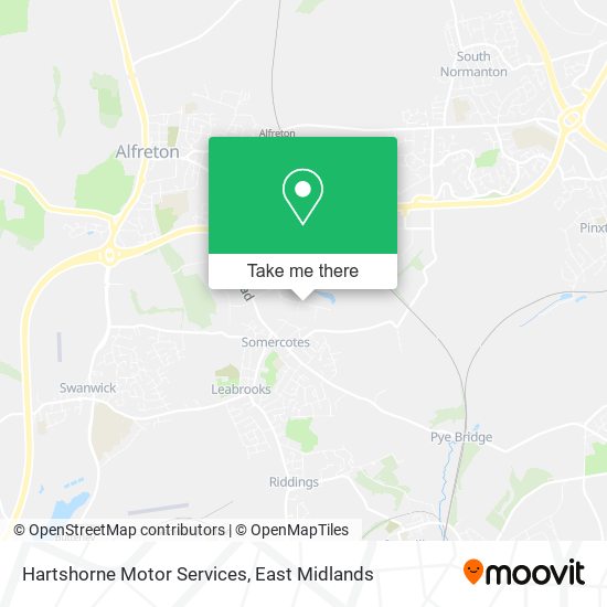 Hartshorne Motor Services map