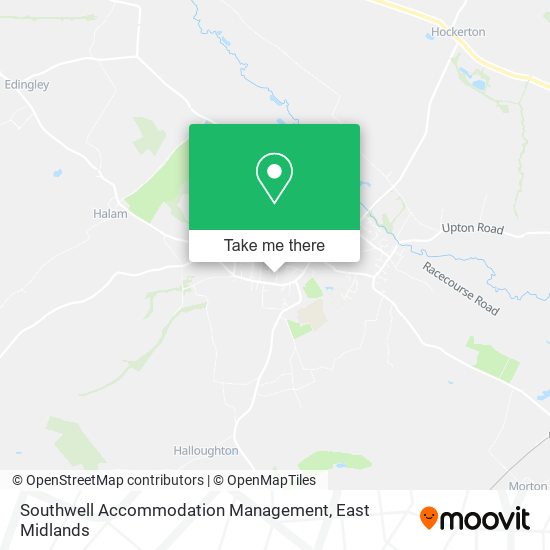 Southwell Accommodation Management map