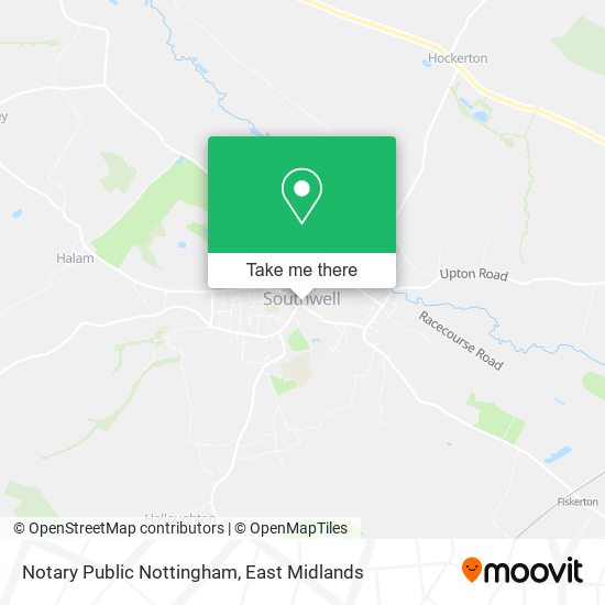 Notary Public Nottingham map