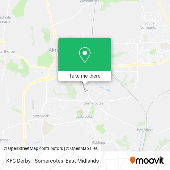 KFC Derby - Somercotes map