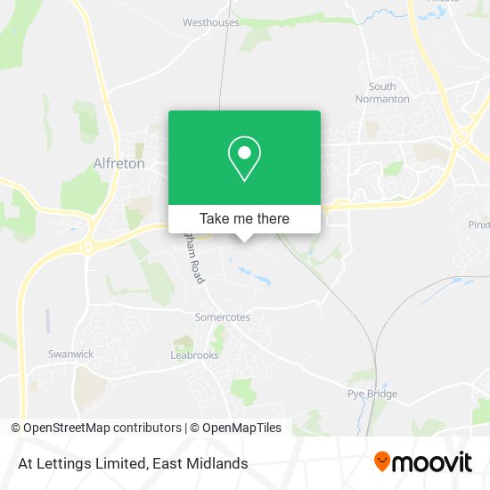 At Lettings Limited map