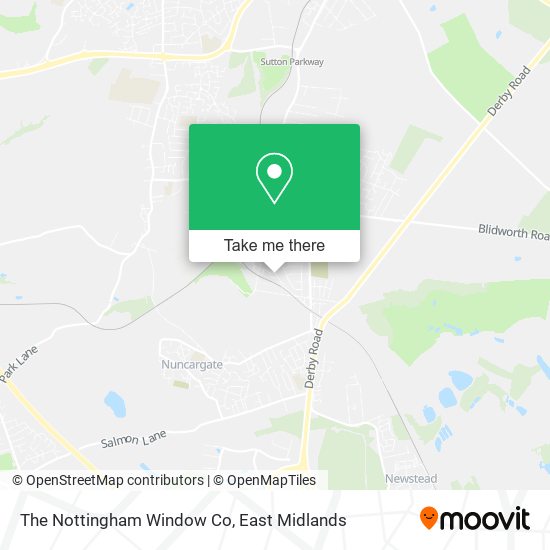 The Nottingham Window Co map